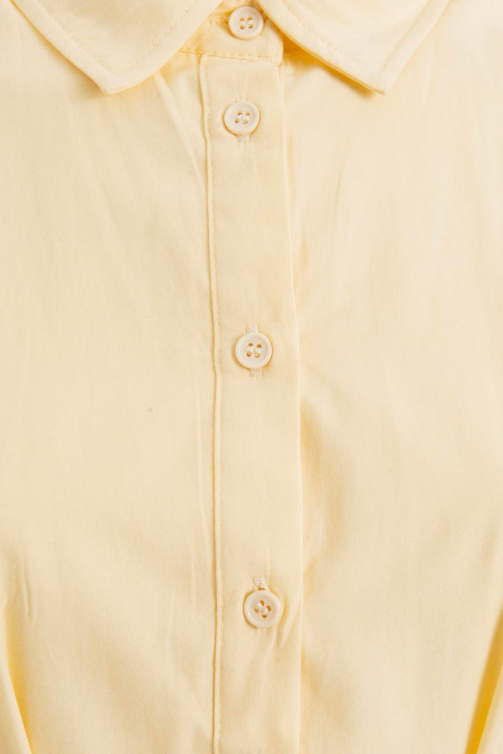 BSL Women Balloon Sleeve Mini Shirt Dress - Charlottetown