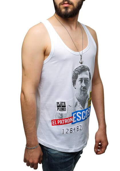 MDX Printed Tank Top White 2580 - San Antonio