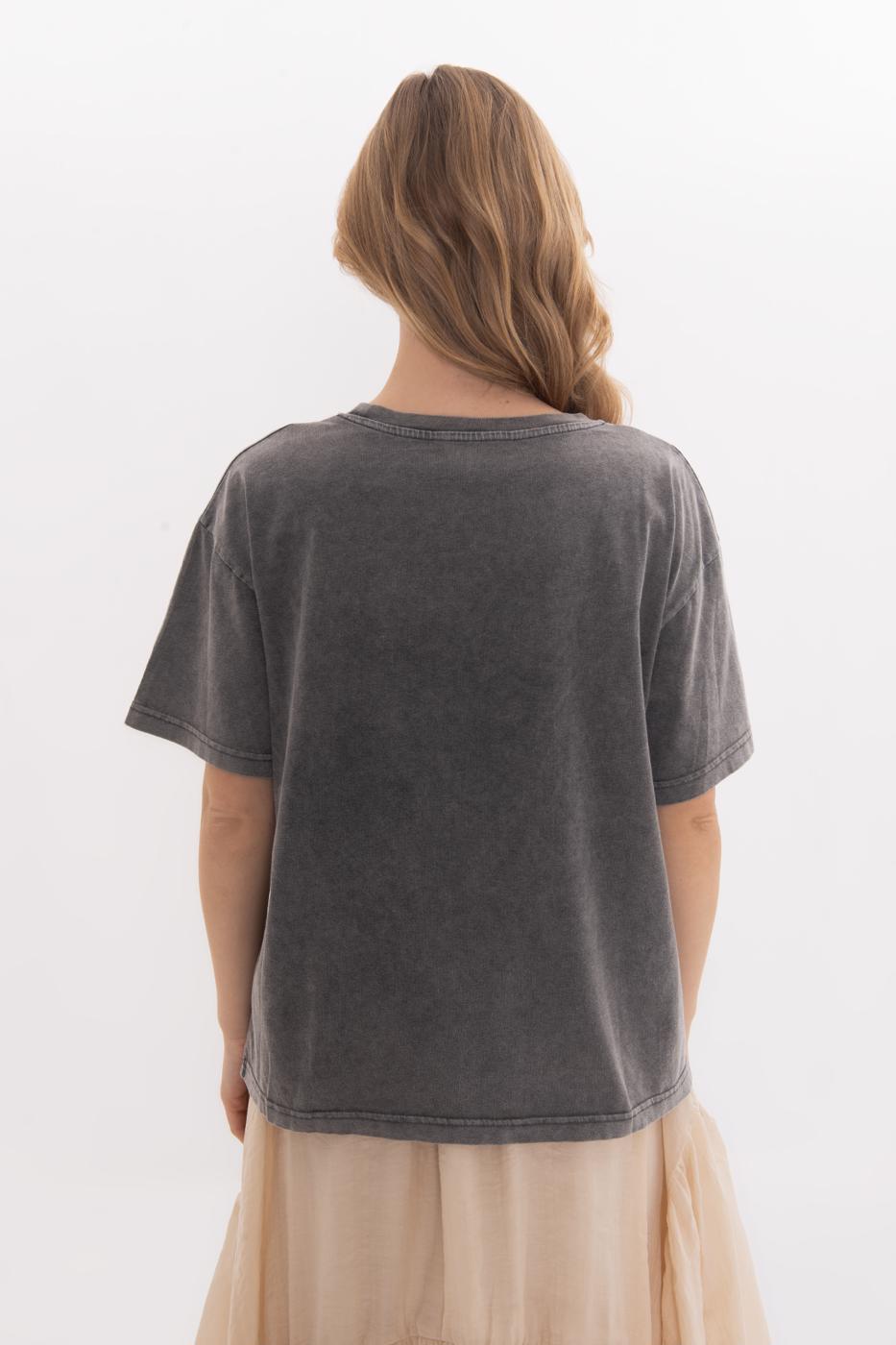 BSL Women Printed Basic Tshirt - Moortebeek