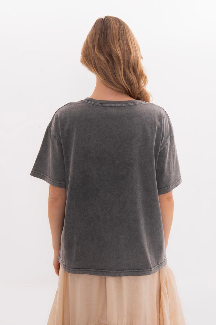 BSL Women Printed Basic Tshirt - Moortebeek