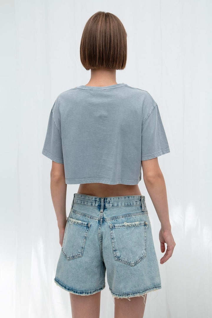 BSL Women Printed Crop Tshirt - Southfield