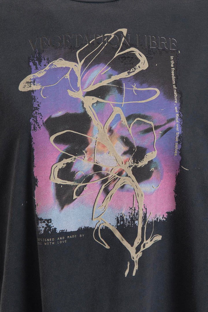 BSL Women Printed Oversize Tshirt - Burriana