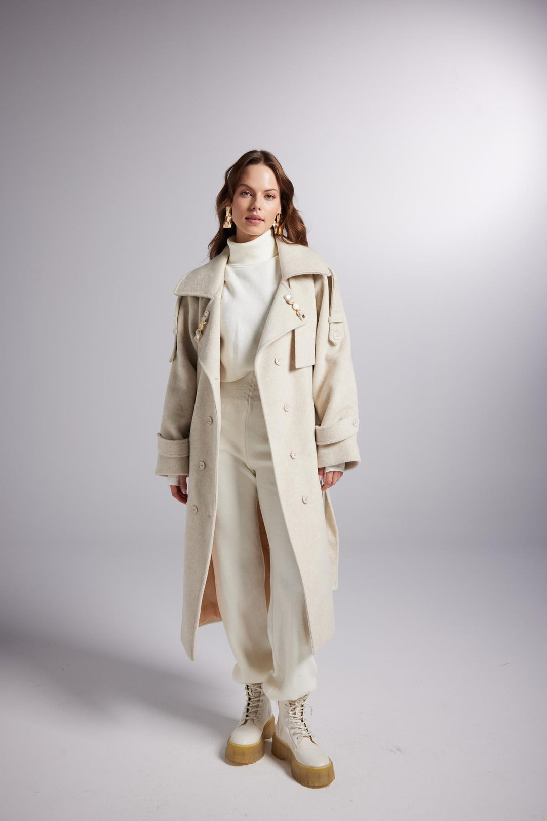 HLLY Women Woody Sled Beige - Fullerton