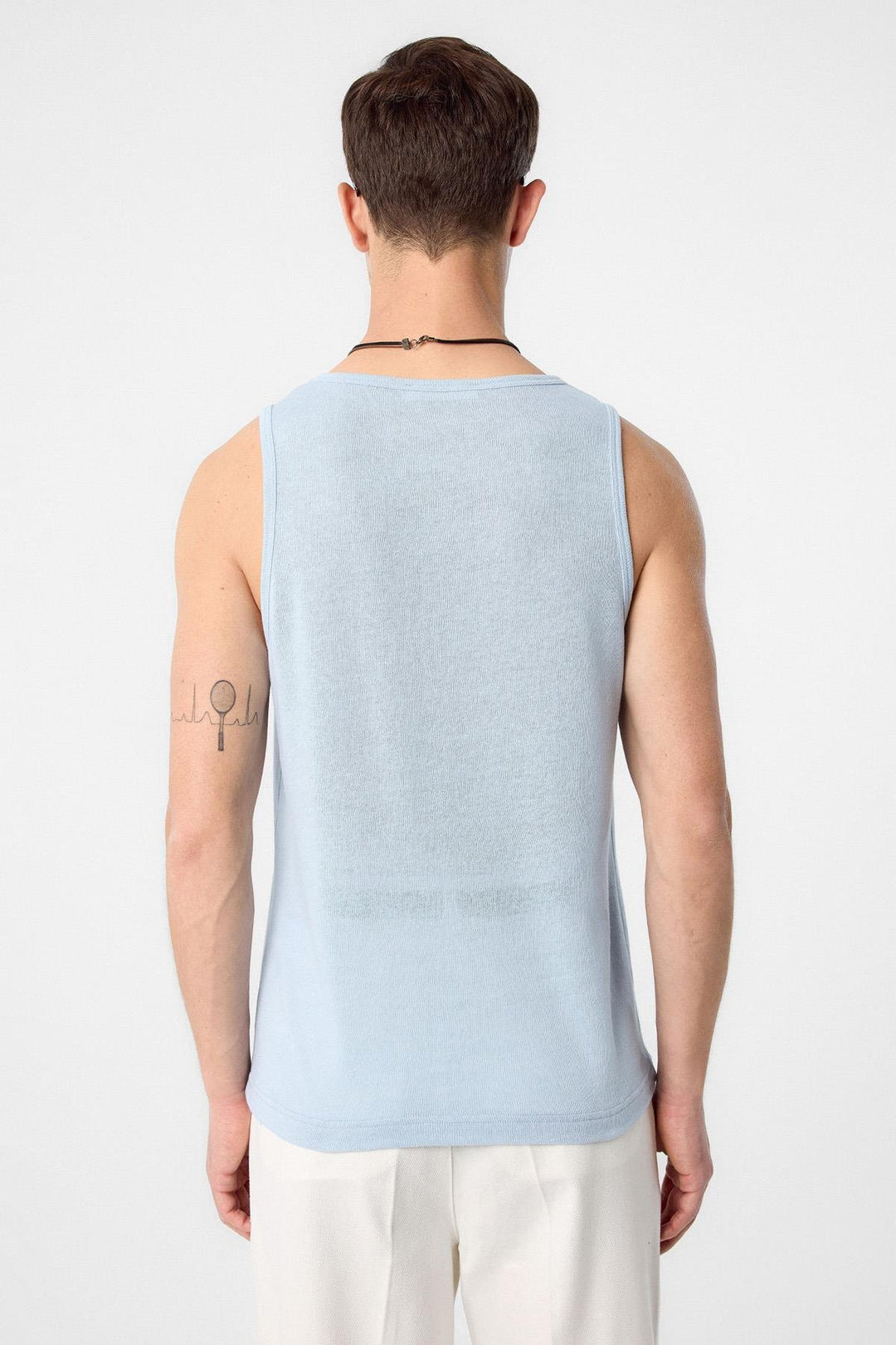 ANT Antioch Baby Blue Basic Boy Tank Top - Burnaby