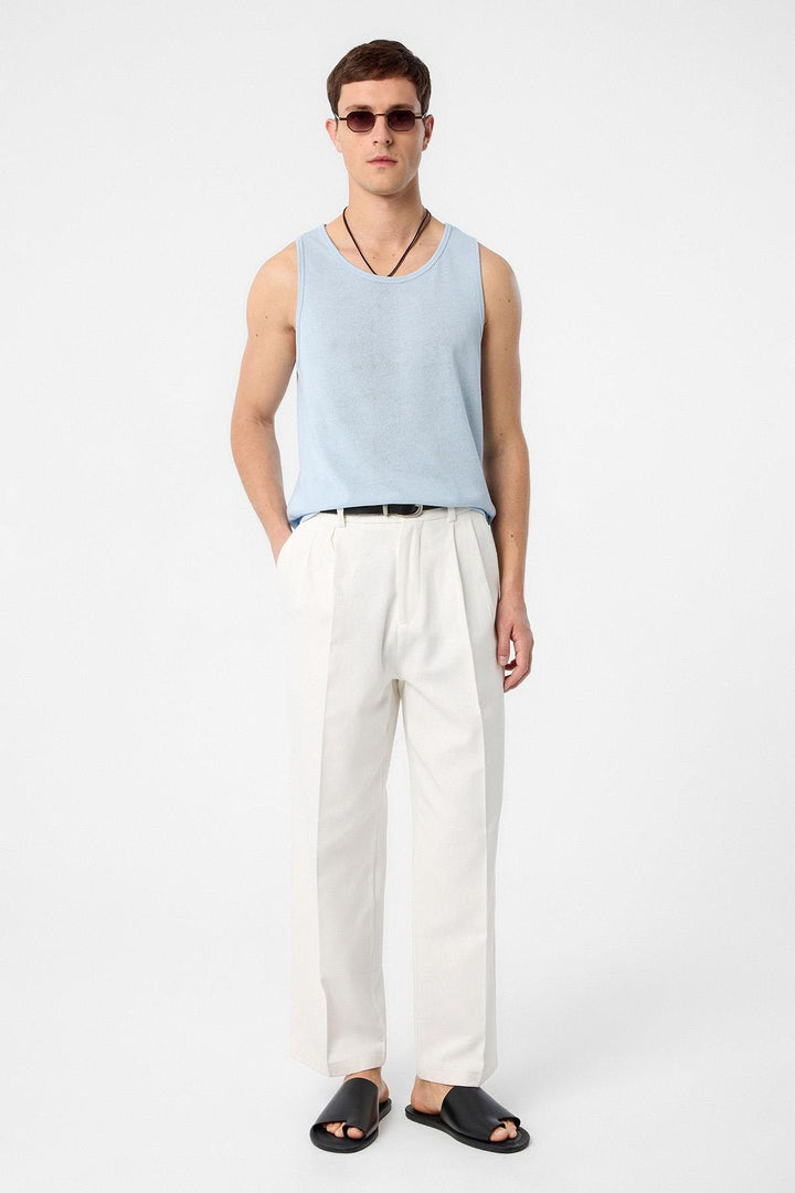 ANT Antioch Baby Blue Basic Boy Tank Top - Burnaby