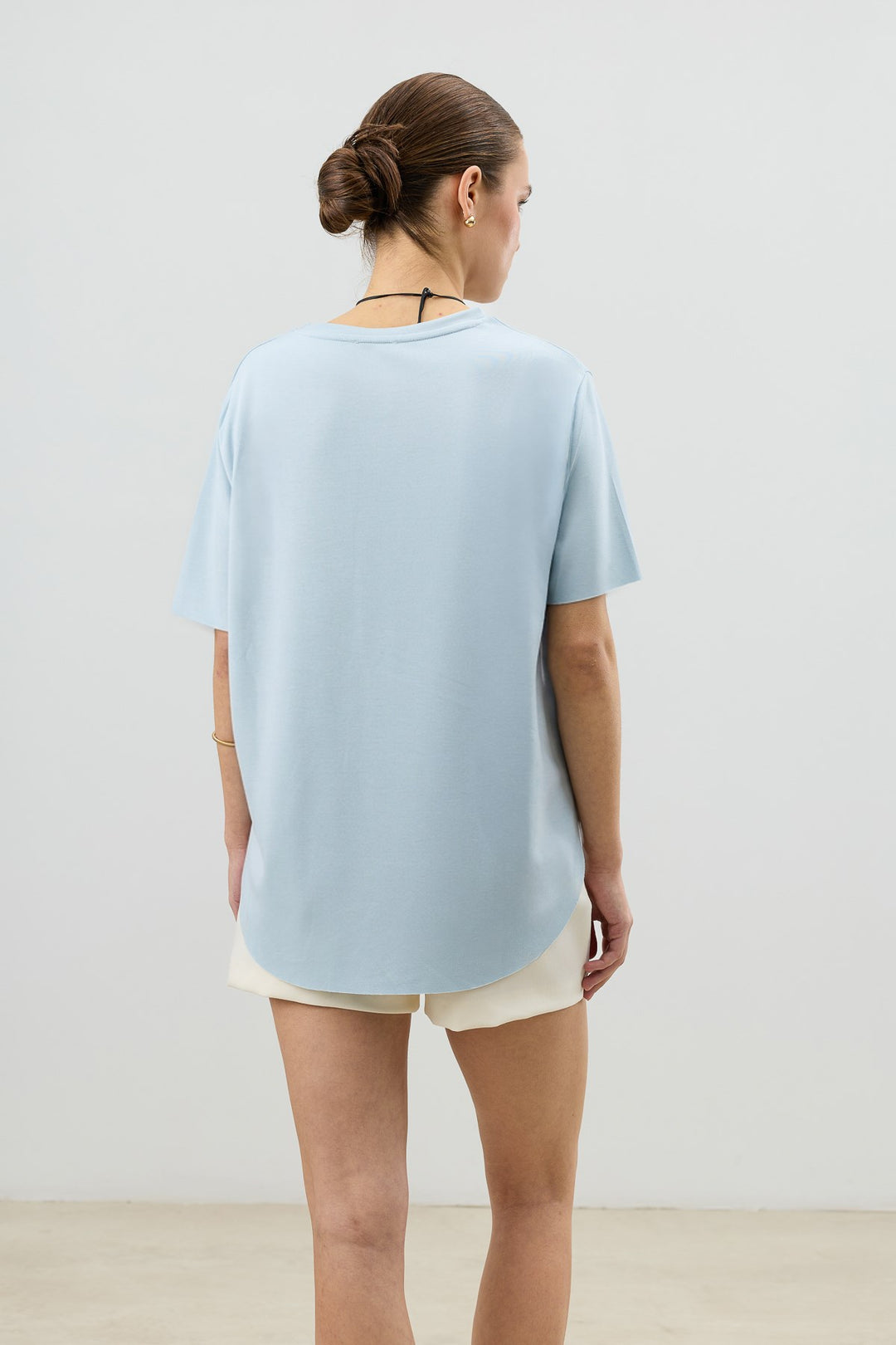 ANT Antioch Bebe Mavi Dökümlü Kadın T-Shirt - Cape Coral