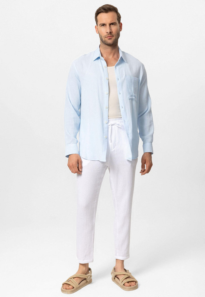 ANT Muslin Long Sleeve Men's Shirt - Margate