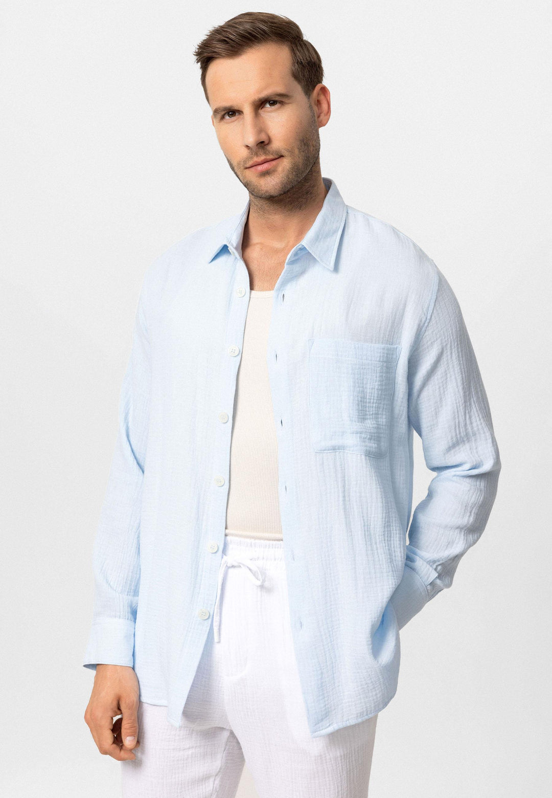 ANT Muslin Long Sleeve Men's Shirt - Margate