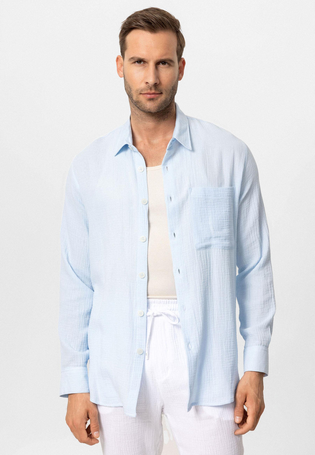 ANT Muslin Long Sleeve Men's Shirt - Margate