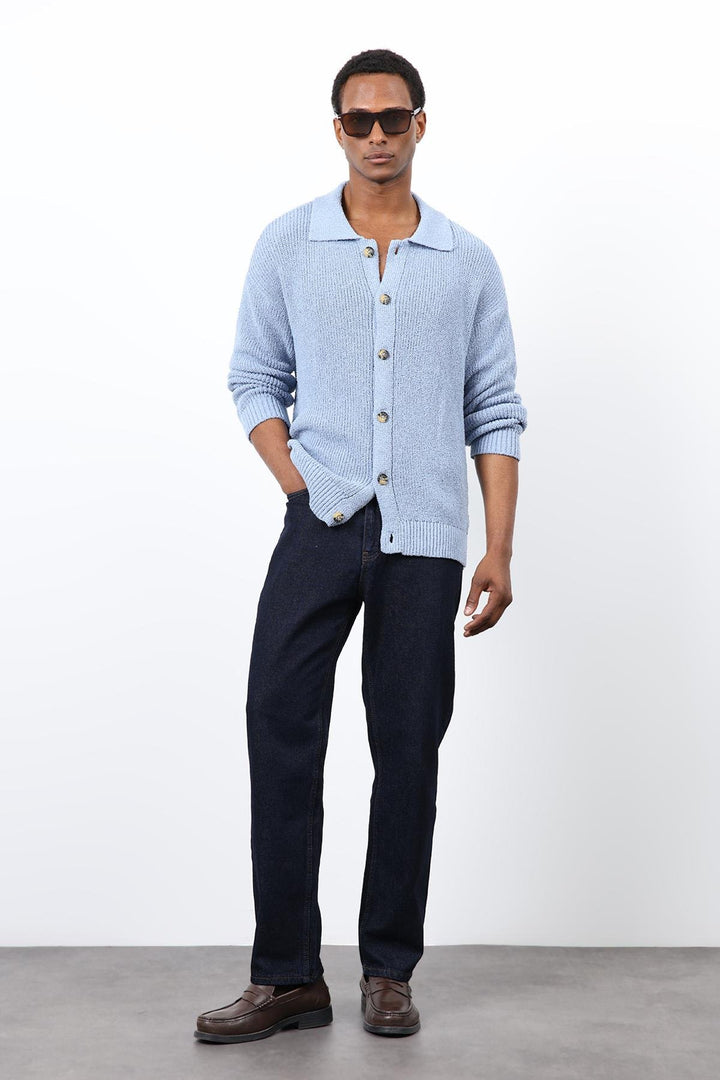 ANT Antioch Bebe Mavi Örme Triko Erkek Hırka - Völklingen