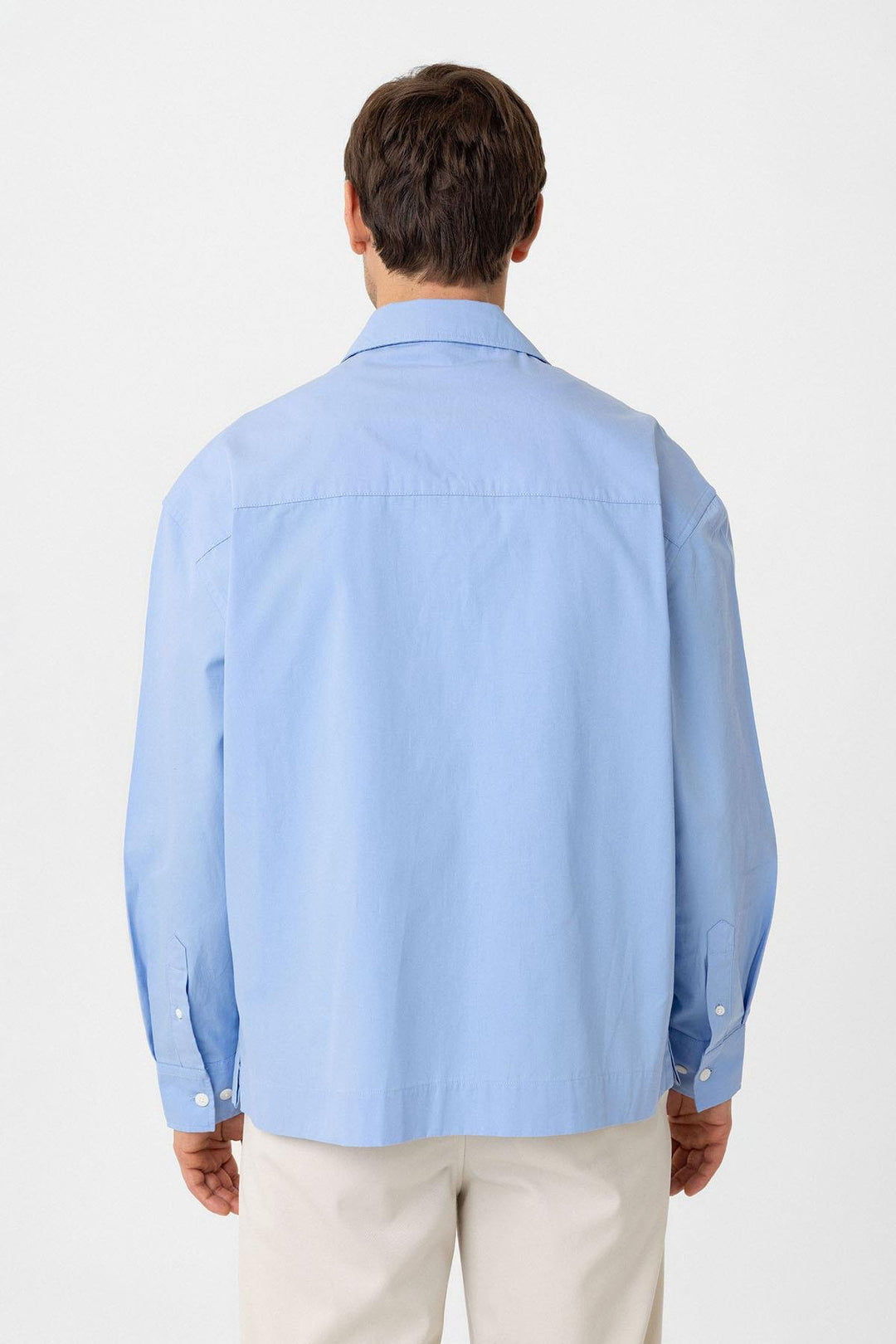 ANT Antioch Baby Blue Cotton Relaxed Fit Men's Shirt - Worksop