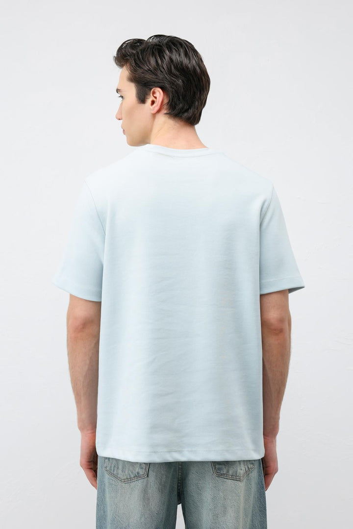 ANT Antioch Bebe Mavi Regular Fit Basic Erkek T-Shirt - Battipaglia