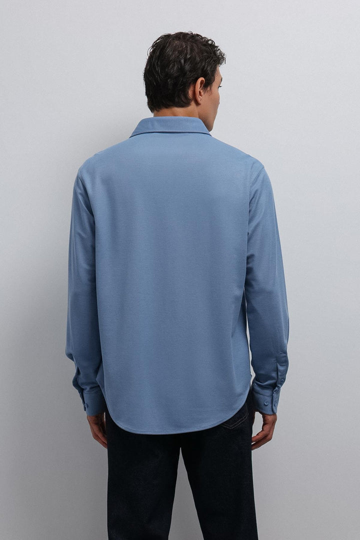 ANT Antioch Baby Blue Relax Fit Men's Shirt - De Bilt