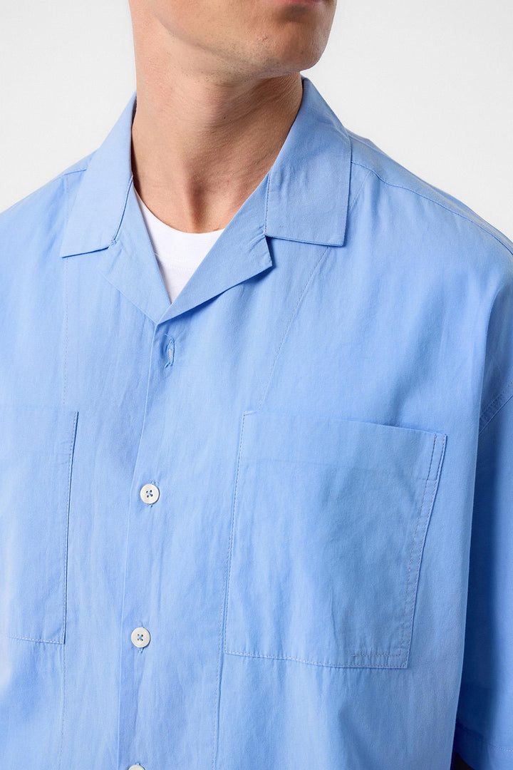 ANT Antioch Baby Blue Relax Fit Short Men's Shirt - Sammamish