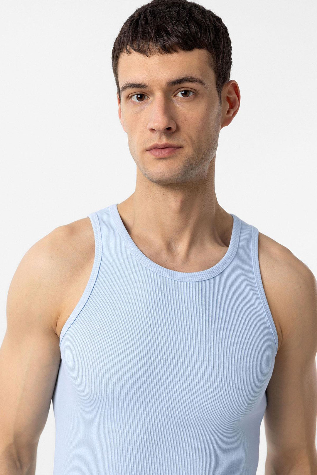 ANT Antioch Baby Blue Slim Fit Men's Tank Top - Tamarac