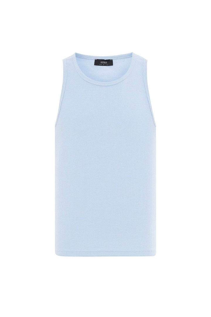 ANT Antioch Baby Blue Slim Fit Men's Tank Top - Tamarac