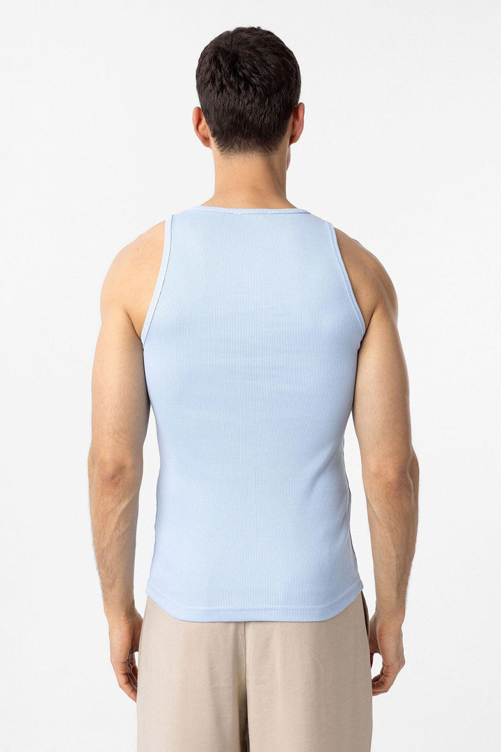 ANT Antioch Baby Blue Slim Fit Men's Tank Top - Tamarac