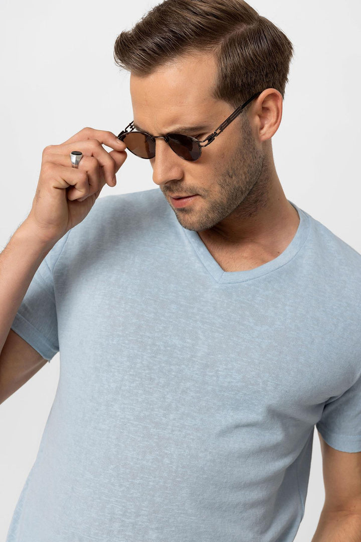 ANT V-Neck Basic Men's T-Shirt - La Rochelle