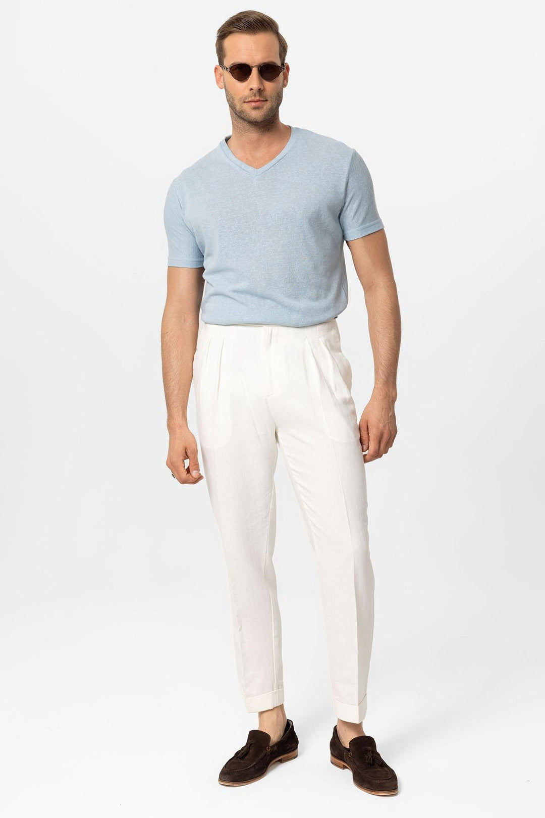 ANT V-Neck Basic Men's T-Shirt - La Rochelle