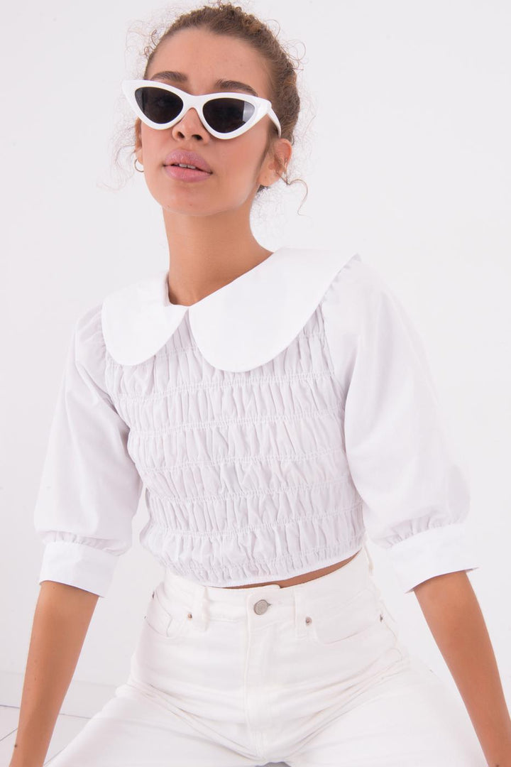 BSL Women Baby Collar Blouse - Ixtlahuaca