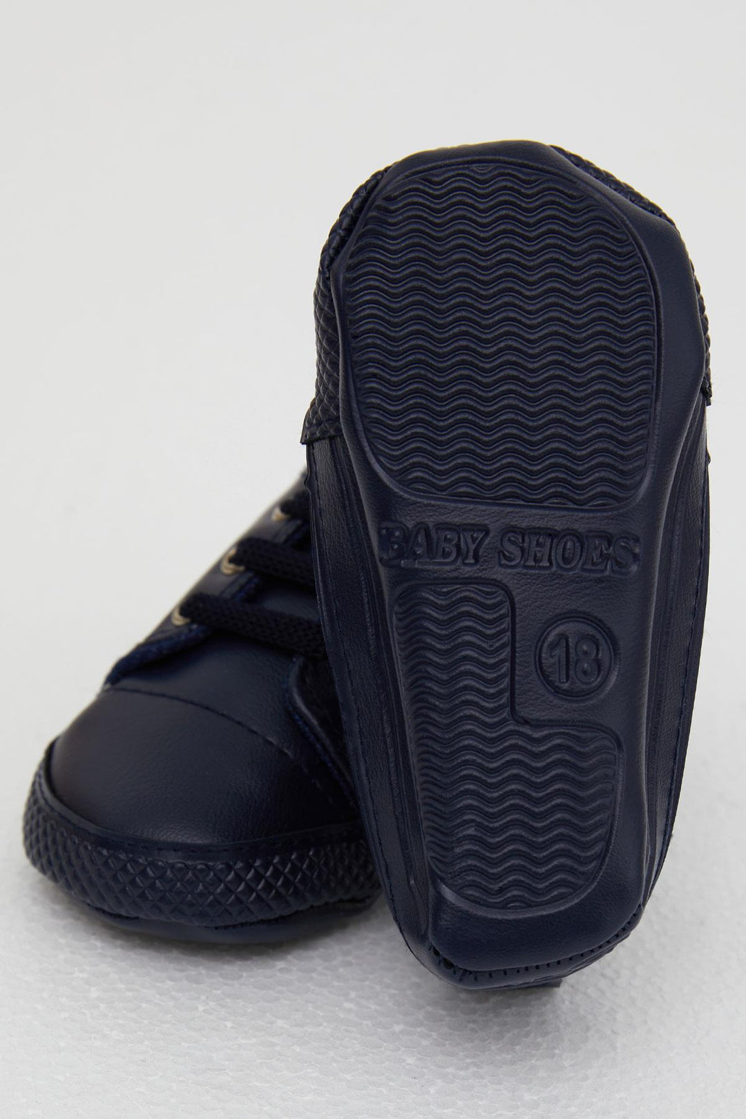 BRE Bebecino Erkek Bebek Patik Ayakkabı Deri Armalı 189 Numara, Lacivert - La Rochelle