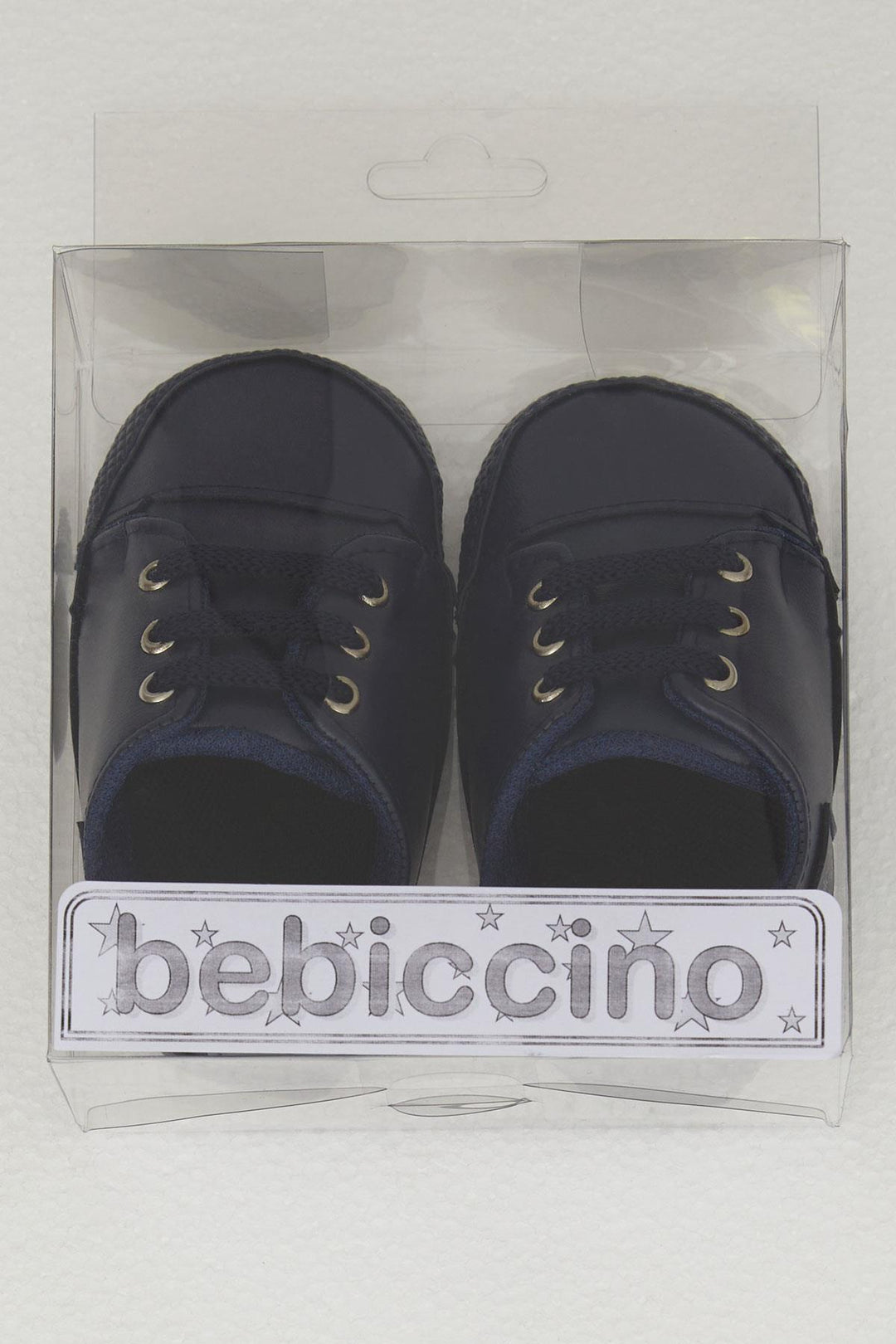 BRE Bebecino Erkek Bebek Patik Ayakkabı Deri Armalı 189 Numara, Lacivert - La Rochelle