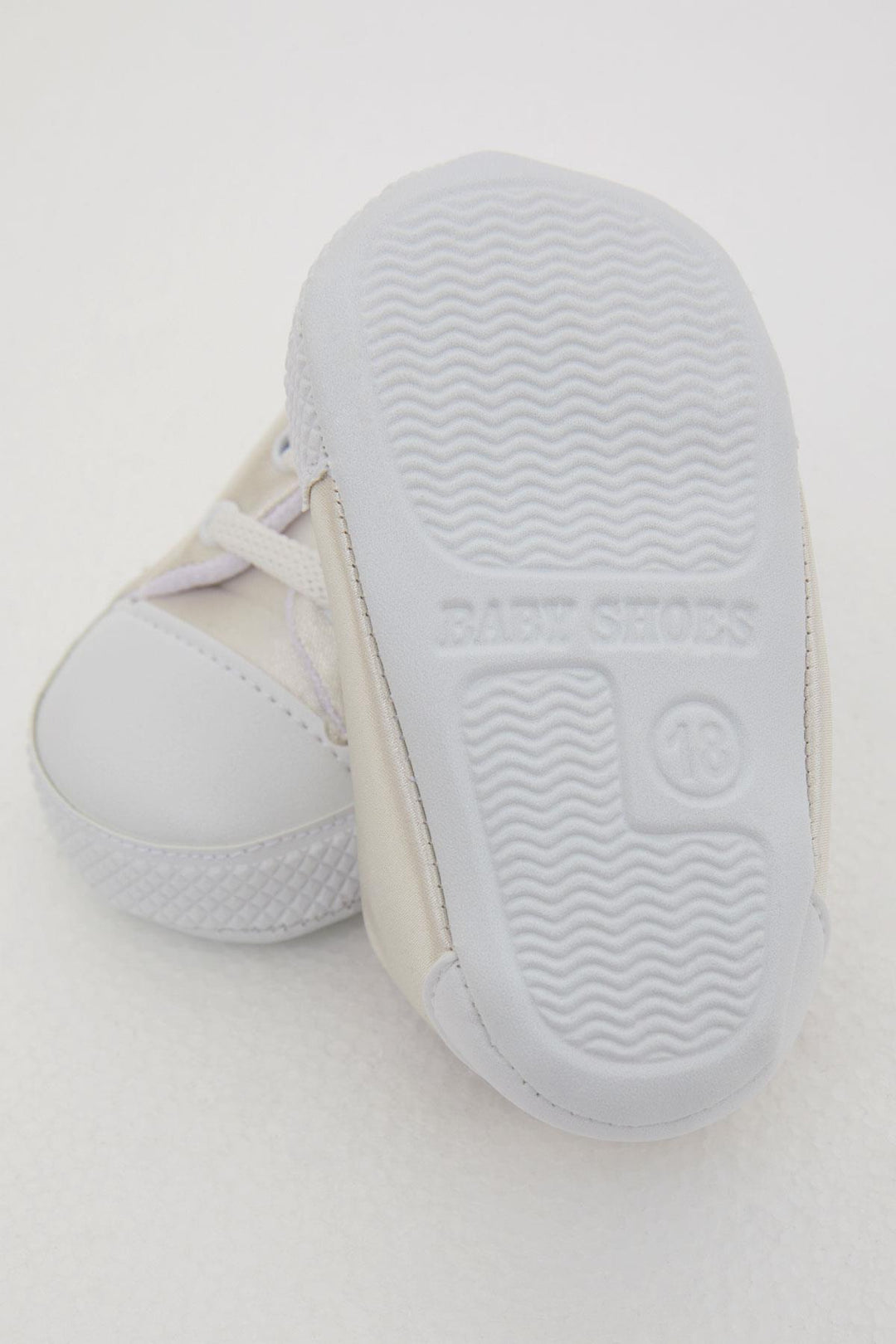 BRE Bebiccino Baby Boy Sock Shoes Basic A Size 189, Ecru - Agualva