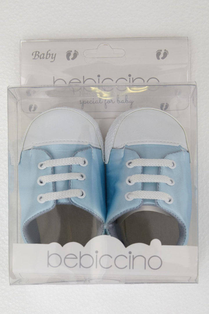 BRE Bebiccino Baby Boy Socks Shoes Basic Size 189, Light Blue - Panevėžys