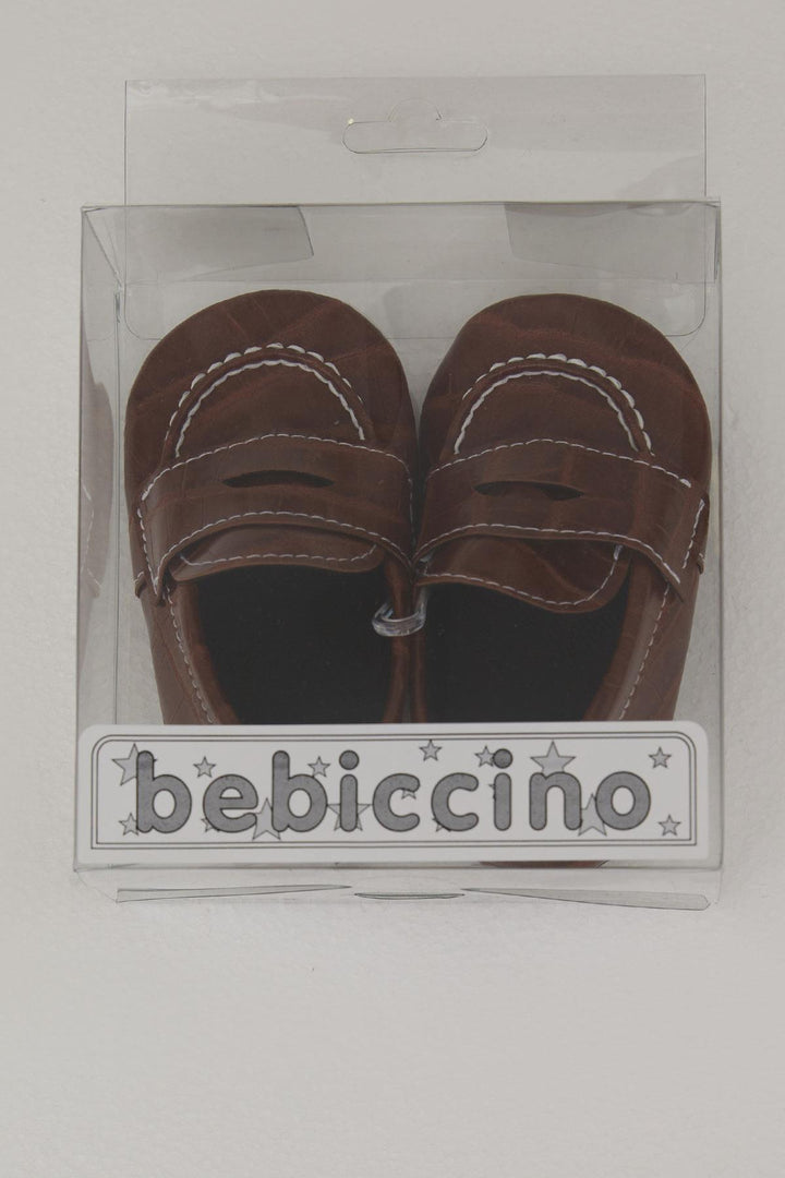 BRE Bebiccino Erkek Bebek Saraçlı Patik Ayakkabı 189 Numara, Kahverengi - Chillum