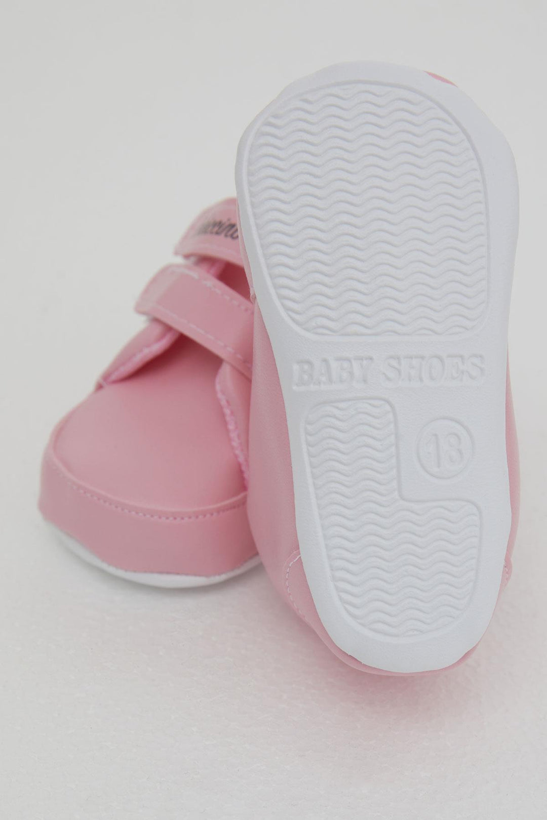BRE Bebiccino Kız Bebek Patik Ayakkabı Cırtlı Convers 189 Numara, Pembe - Columbia