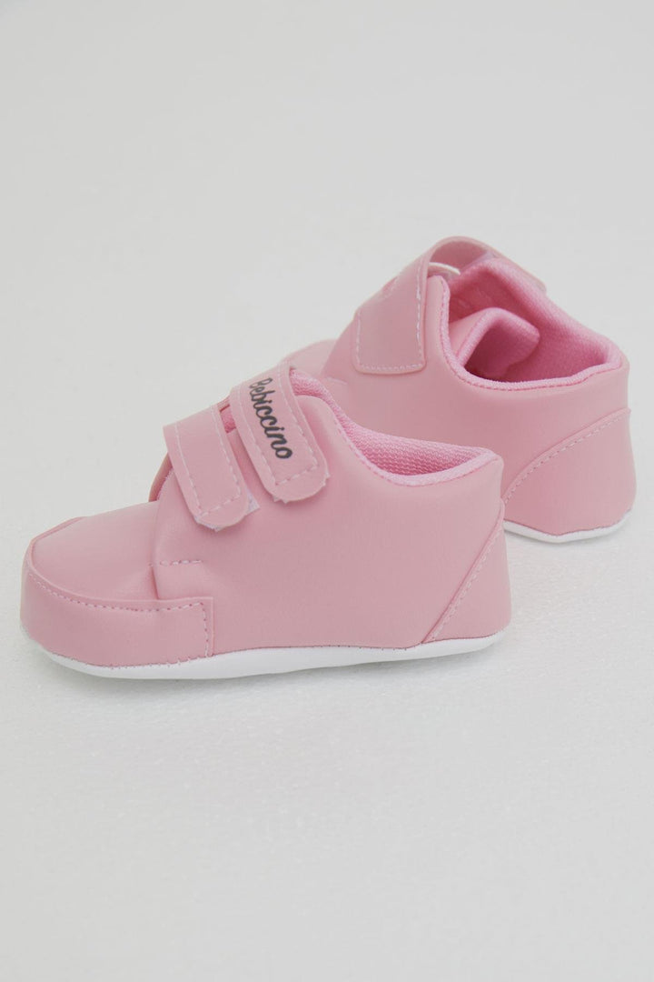 BRE Bebiccino Kız Bebek Patik Ayakkabı Cırtlı Convers 189 Numara, Pembe - Columbia
