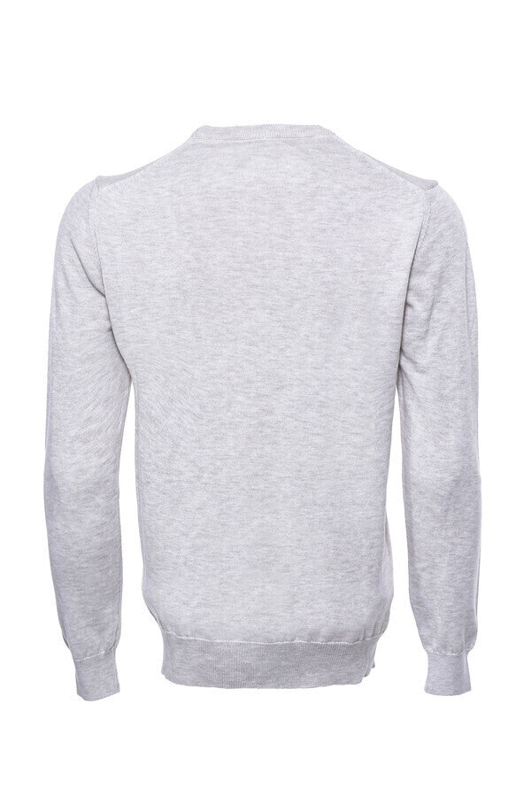 WSS Beige Crew Neck Sweater  - Baldwin Park