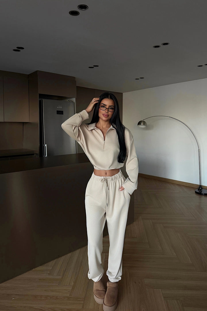 EYY Women Beige Jagger Tracksuit - Wylie