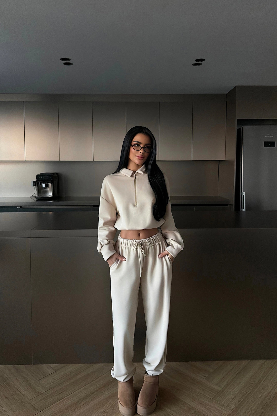 EYY Women Beige Jagger Tracksuit - Wylie