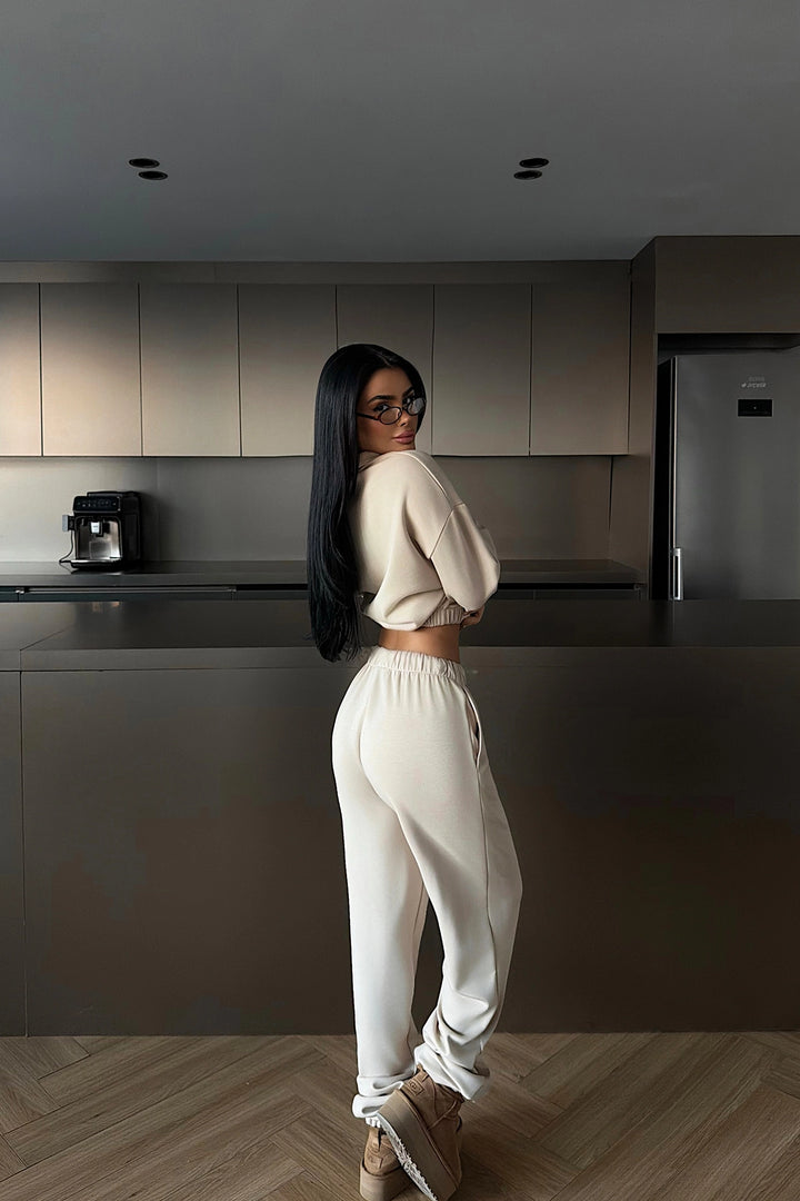 EYY Women Beige Jagger Tracksuit - Wylie