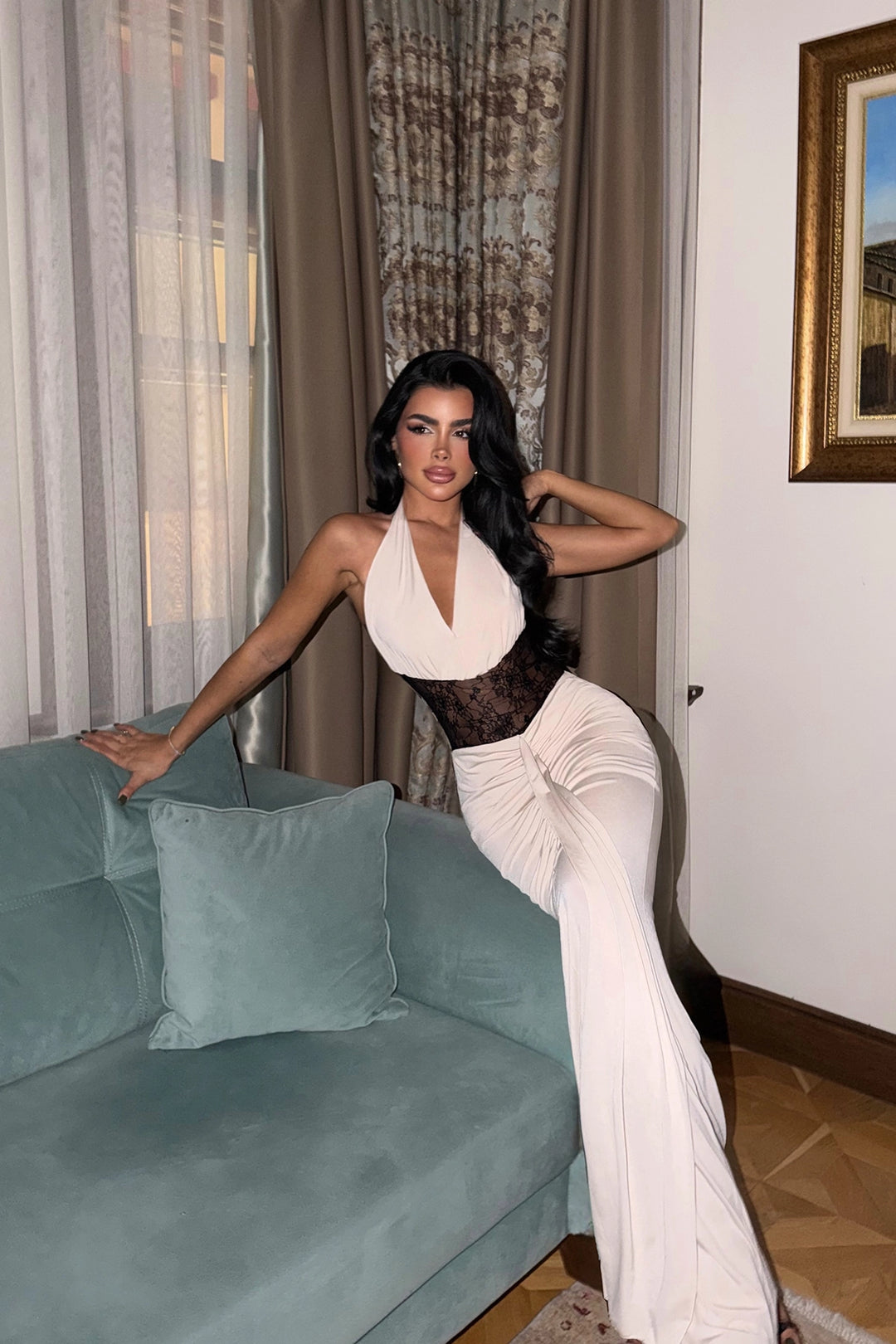 EYY Women Nutty Lace Detail Dress - Clichy