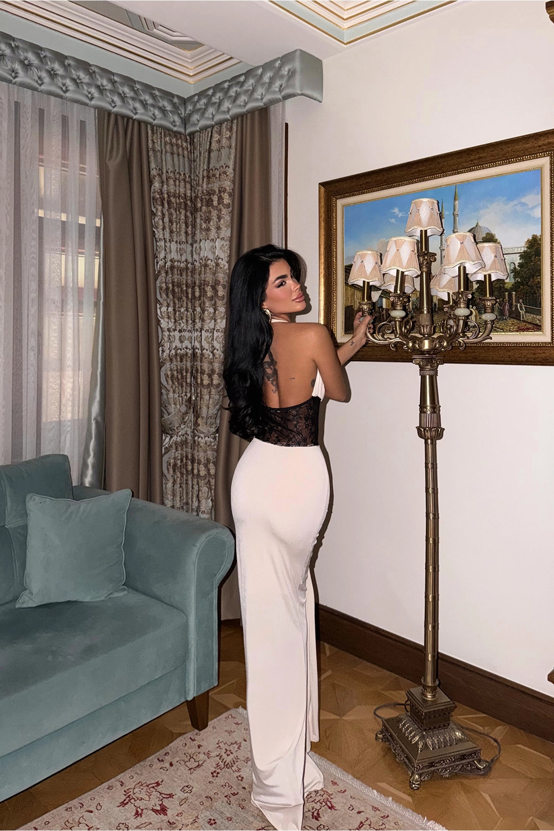 EYY Women Nutty Lace Detail Dress - Clichy