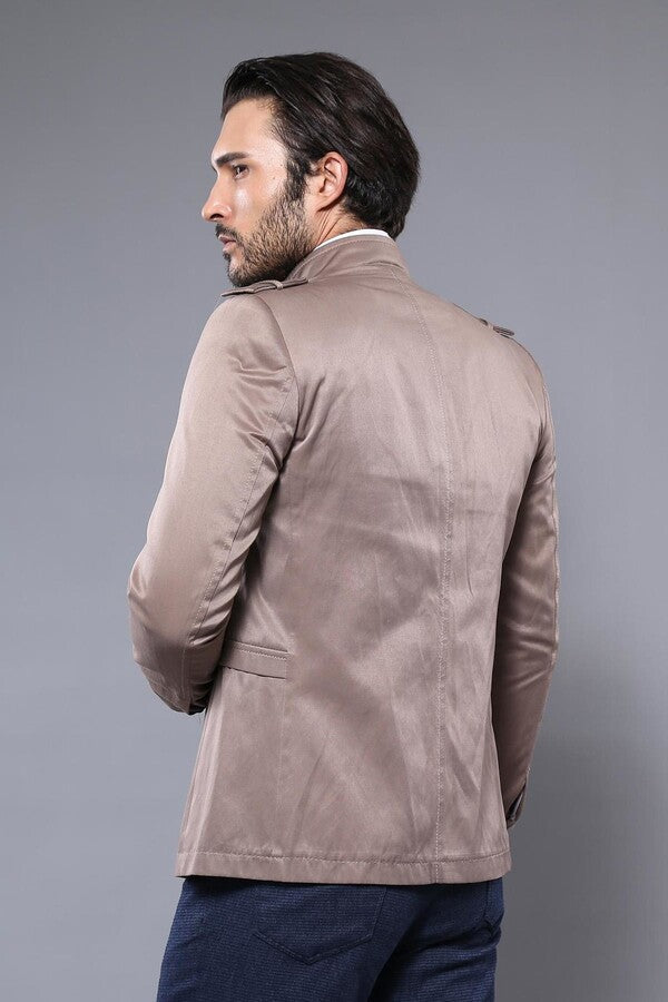WSS Men's Beige Trench Coat  - Myrtle Beach