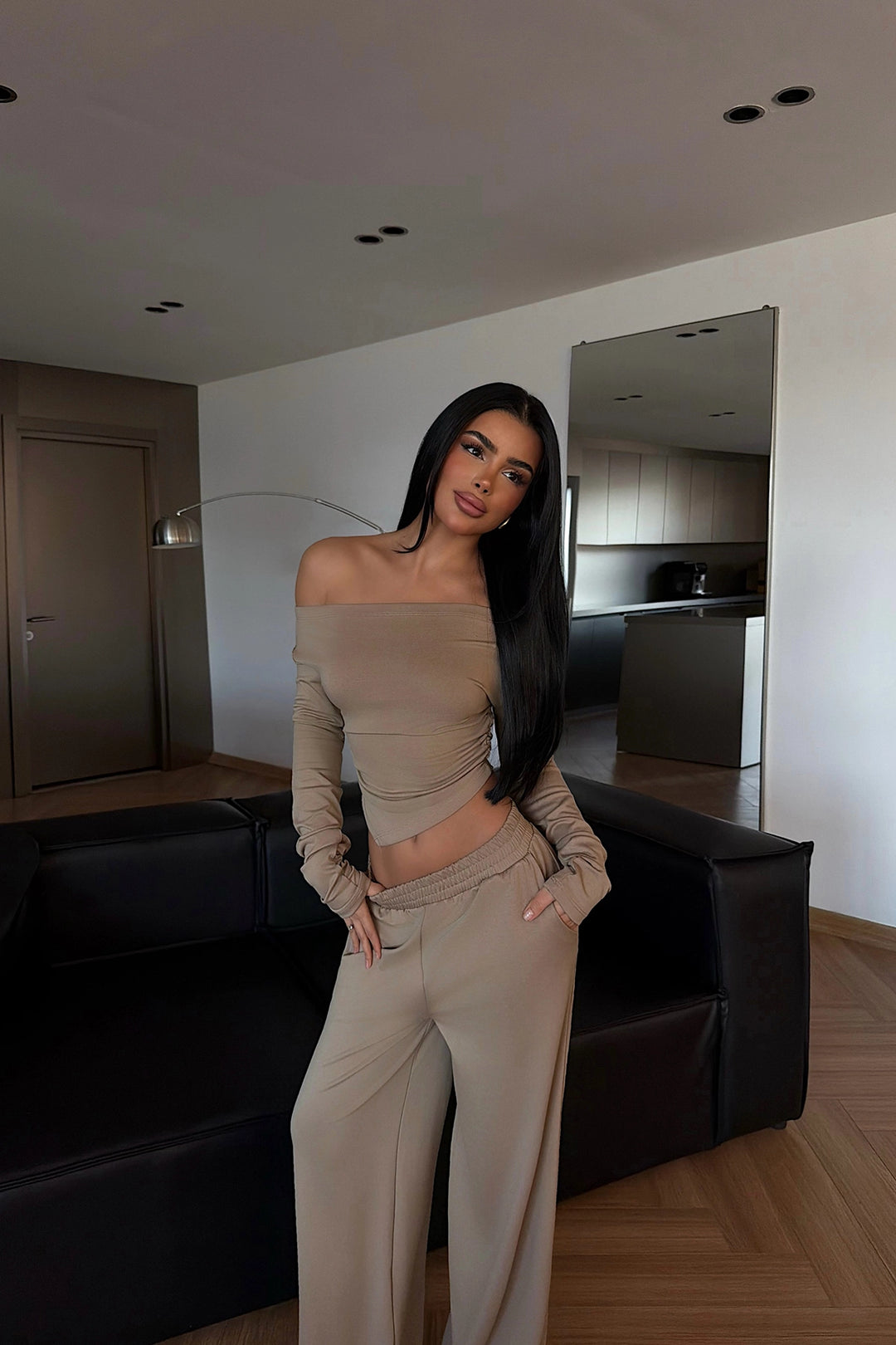 EYY Women Beige Trouser Set - San Miguel de Allende