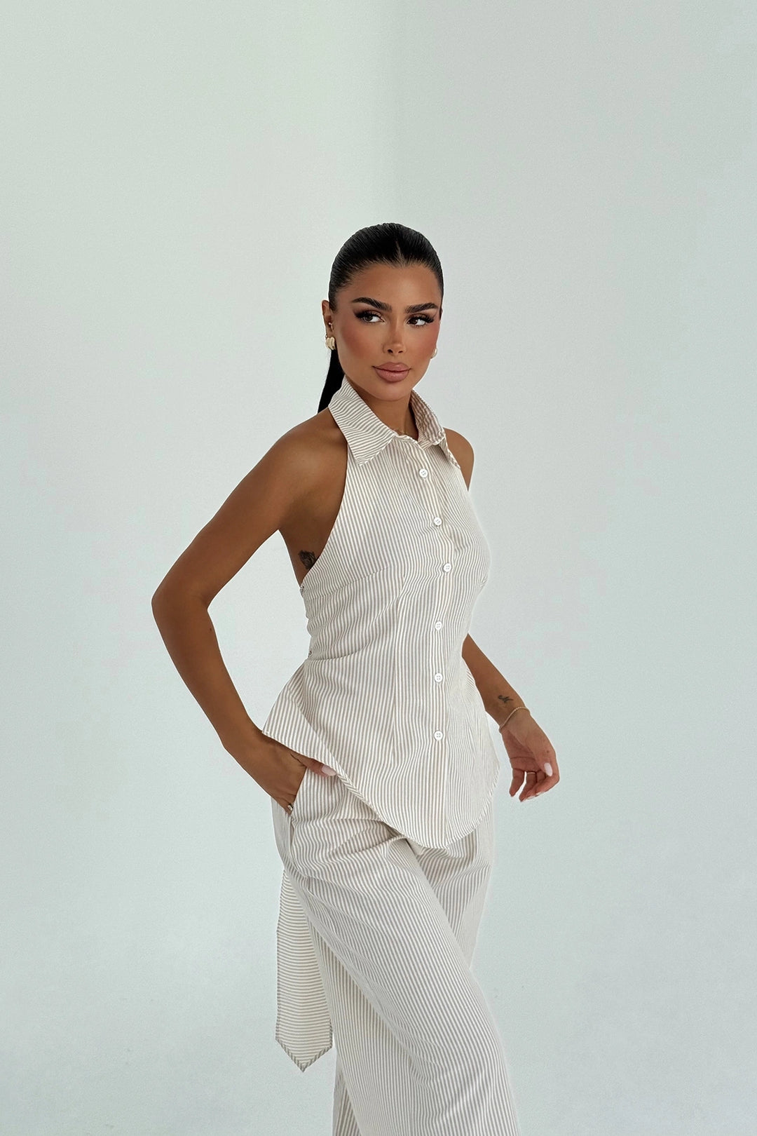EYY Women Bej Pantolon Takımı - Smithtown