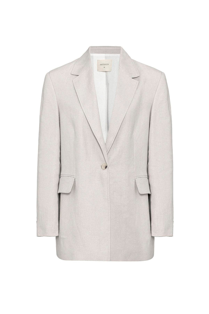 ANT Antioch Bej 100% Linen Women's Blazer Jacket - Cheshunt