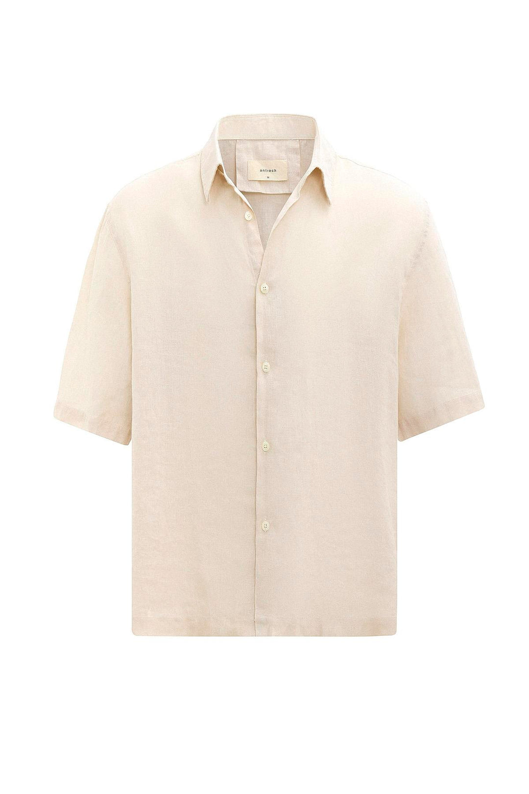 ANT Antioch Bej 100% Linen Relaxed Fit Men's Shirt - Zapopan