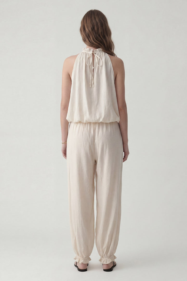 ANT Antioch Bej 100% Lyocell Bluz Pantolon Takım - Lancaster