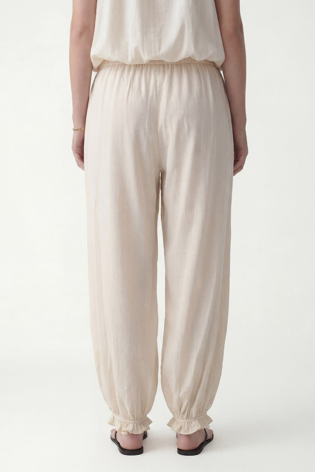 ANT Antioch Bej 100% Lyocell Bluz Pantolon Takım - Lancaster