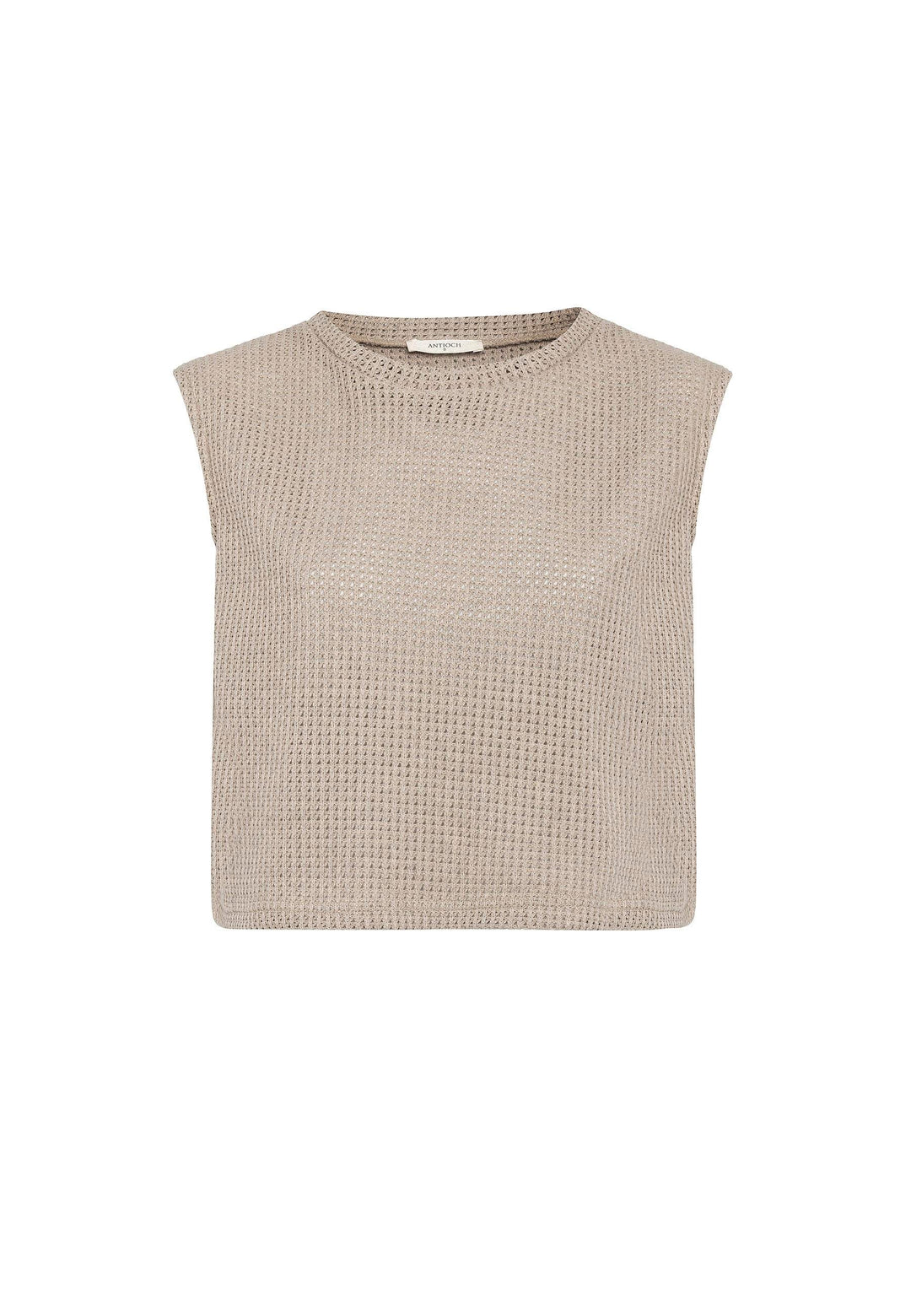 ANT Antioch Lord Lace-Up Knit Textured Women's Top - Green Bay