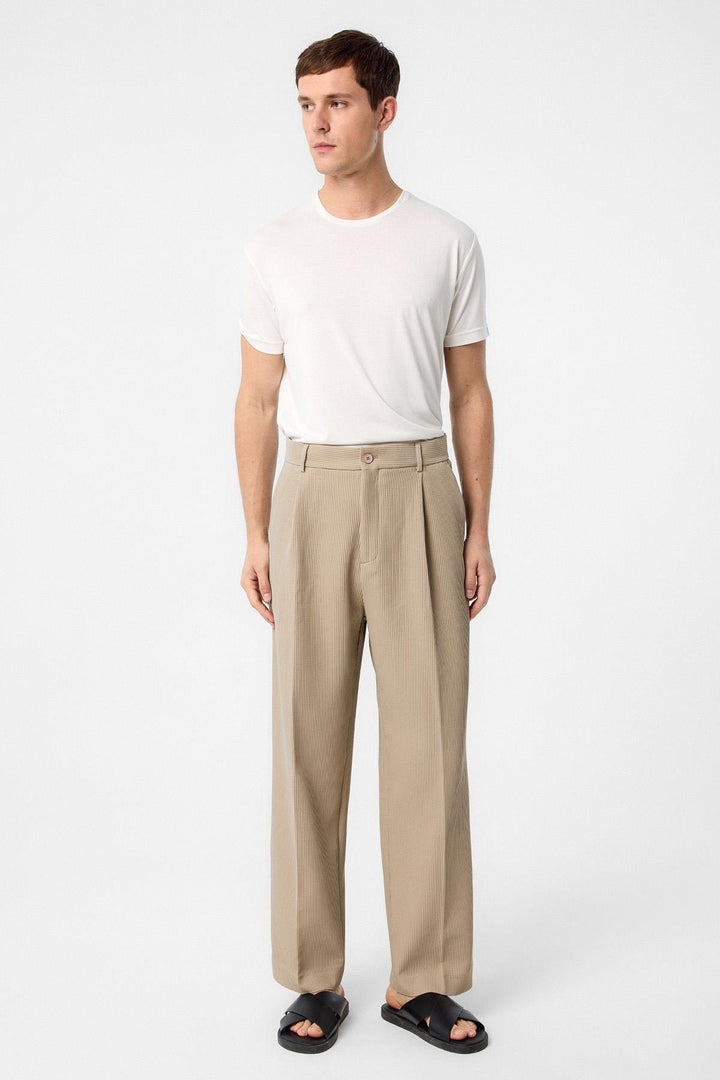 ANT Antioch Bej Baggy Fitilli Men's Pants - Cuxhaven