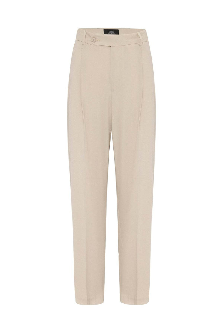 ANT Antioch Bej Baggy High Waist Men's Fabric Trousers - Ciudad López Mateos