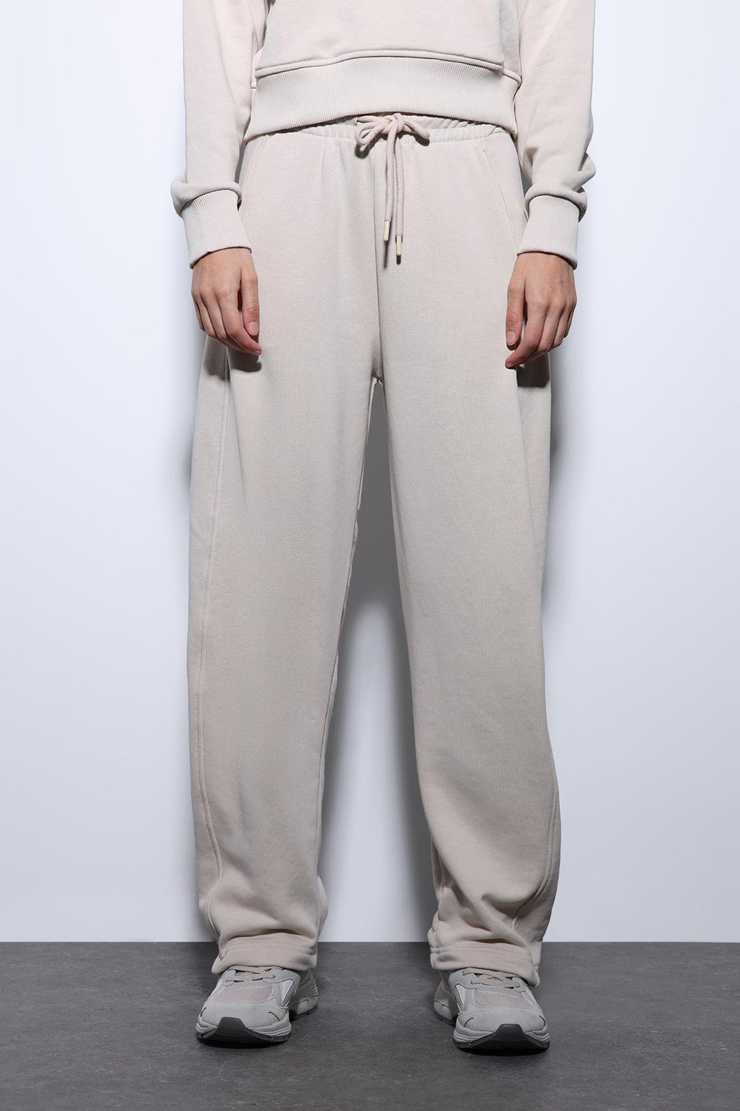 ANT Antioch Bej Basic Straight Leg Women's Sweatpants - Chula Vista