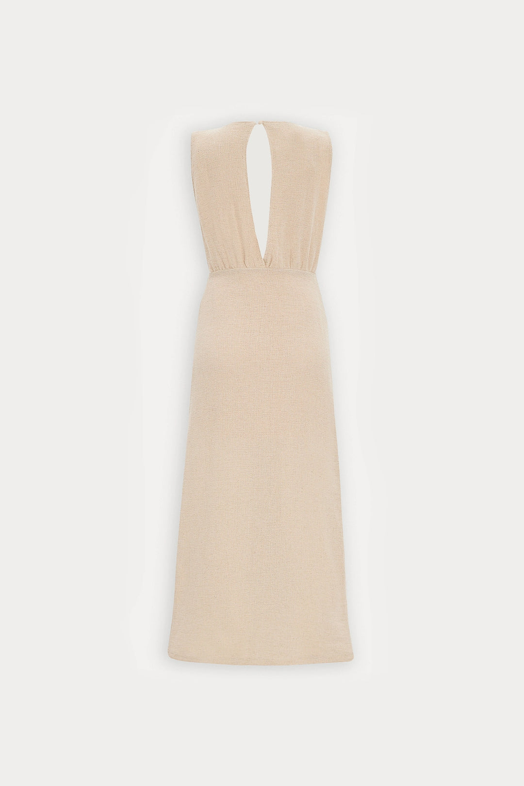 EYY Women Beige Basic Mini Dress - Tuxpan