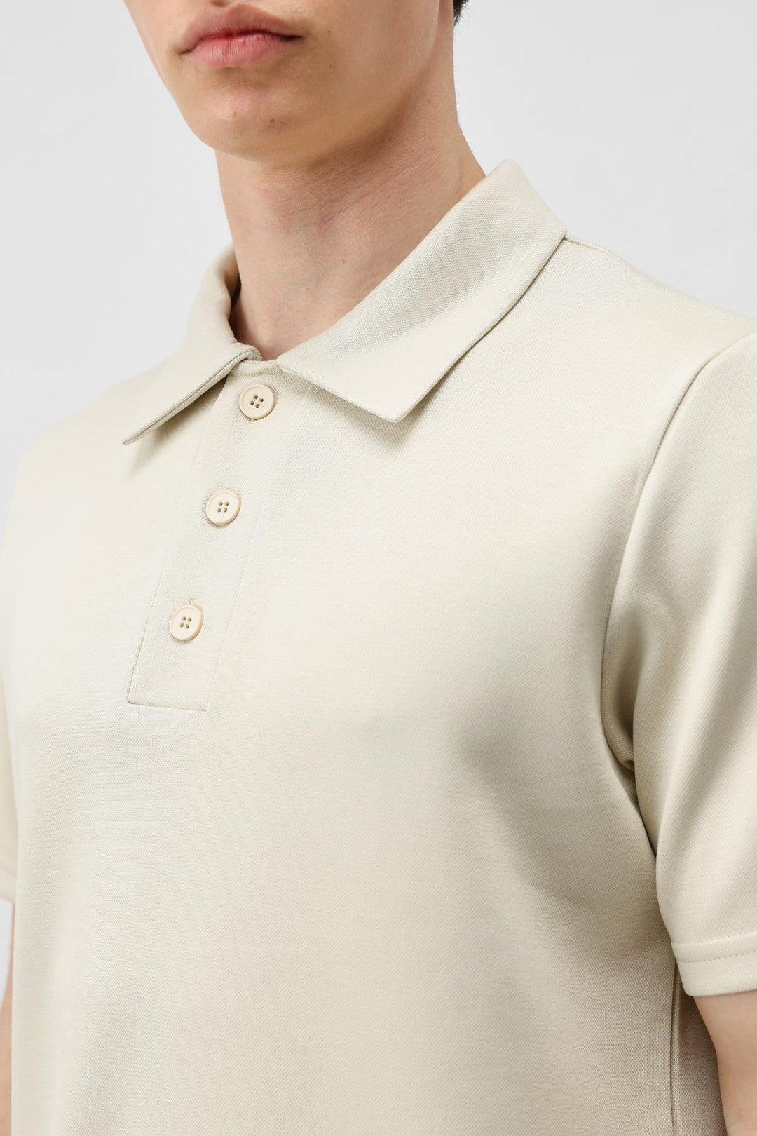 ANT Antioch Bej Basic Polo Yaka Erkek T-Shirt - Wesley Chapel